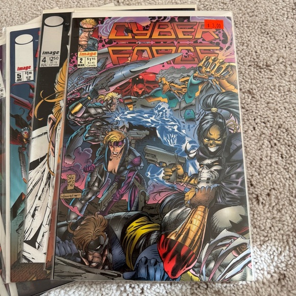Cyber Force Comic Books Issues #1-7 - Picture 3 of 8